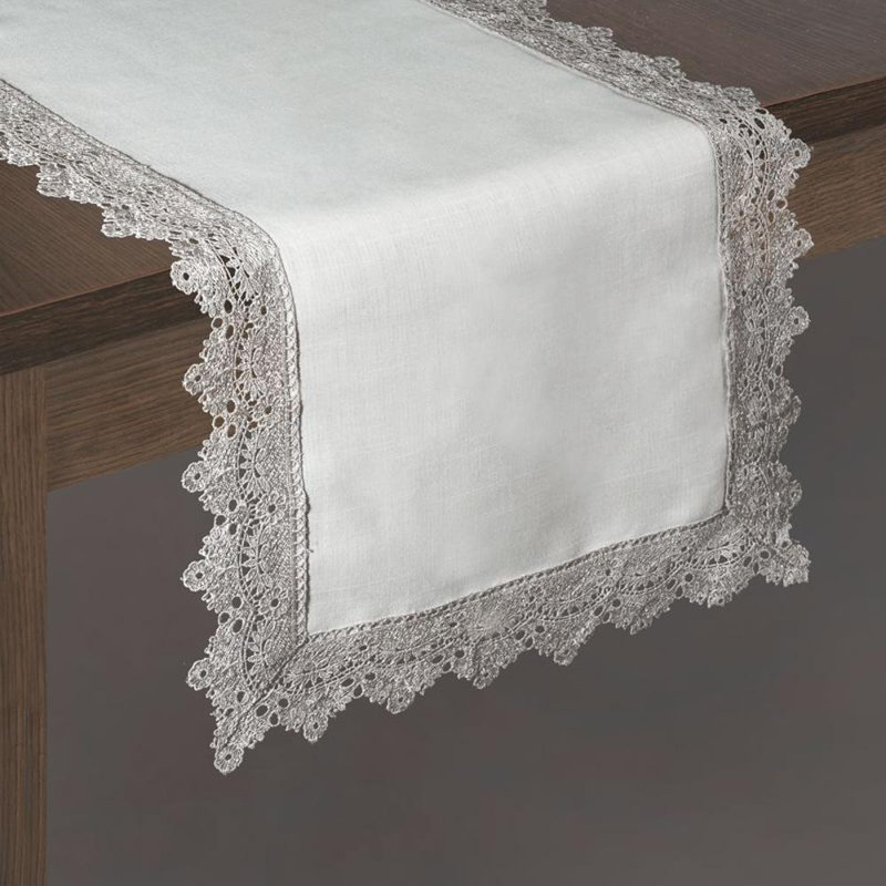 Rozelted Tablecloth 40 x 180 Cm Natural, 40cm W x 140cm L