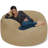 Bean Bag Chair: Giant 5' Shredded Memory Foam Filled Furniture Bean Bag with Removable and Machine Washable Cover - Big Bean Bag Sofa Lounger with Soft Micro Fiber Cover - Multiple Colors and Fabrics-1059799737