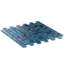 Splash 1X2 Polished Glass Mosaic Tile-369948984