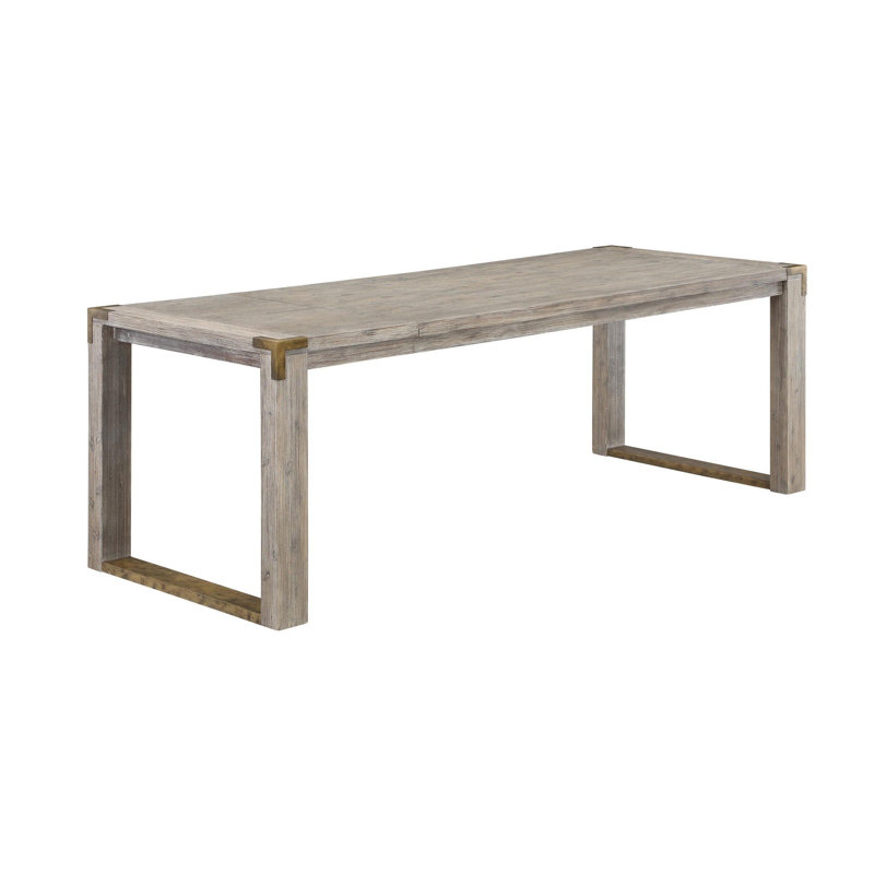 Drop Leaf Acacia Wood Dining Table