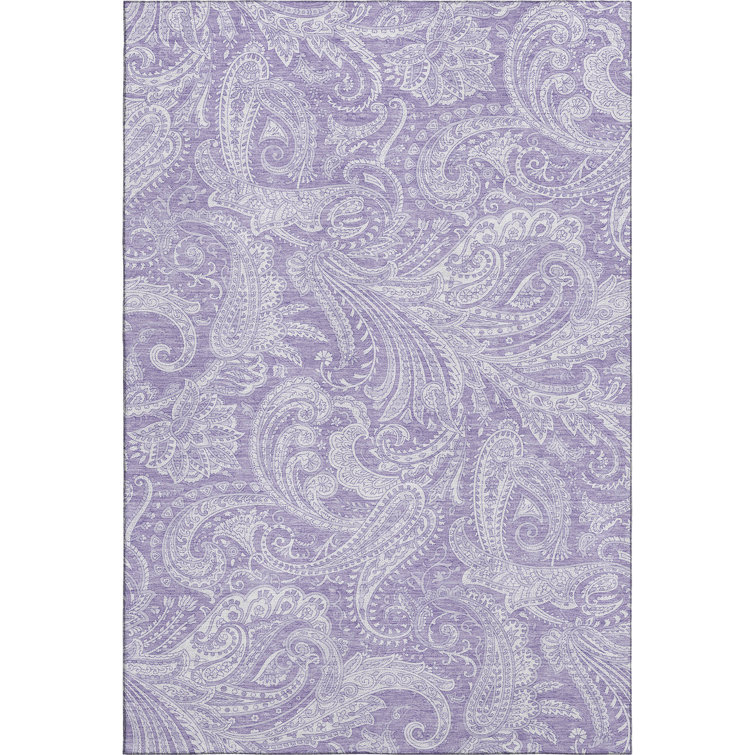 Premium Machine Washable Arnette Lavender Rug