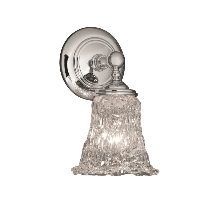Leroux Armed Sconce, Polished Chrome