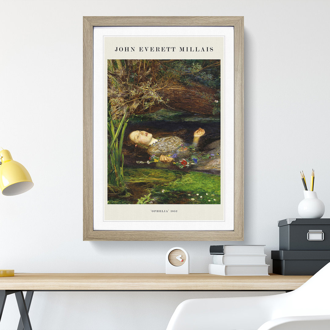 Ophelia by John Everett Millais - Picture Frame Painting