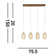 Kalicki 4 - Light Unique/Statement LED Chandelier
