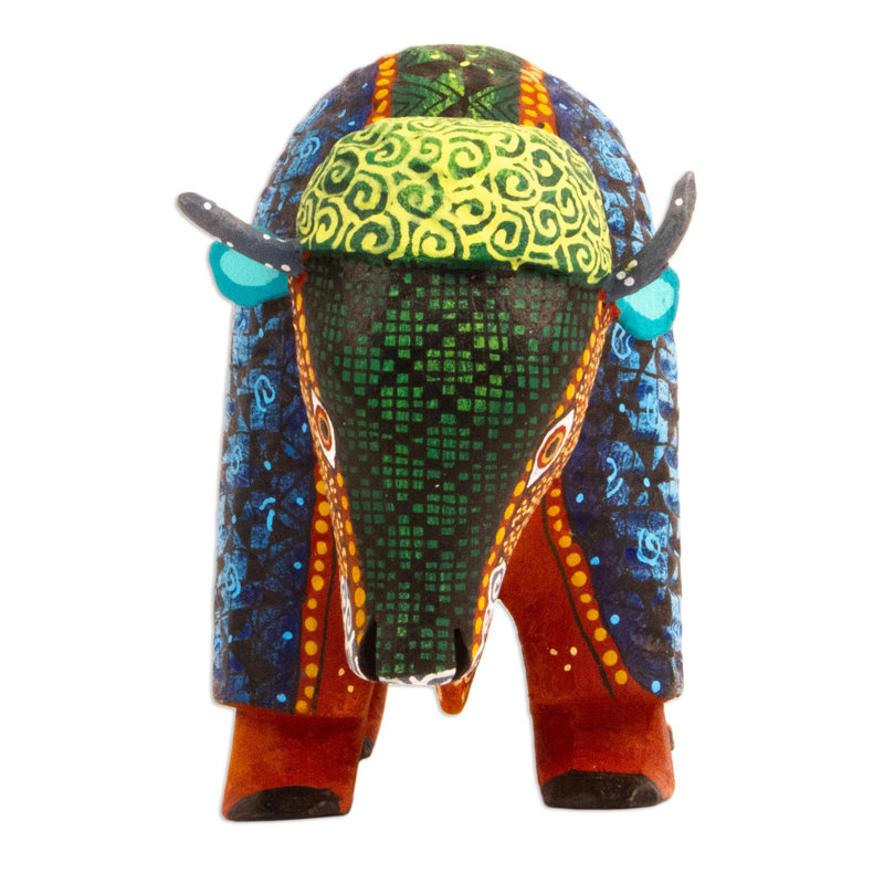 Sculpture Buffalo Dream Alebrije