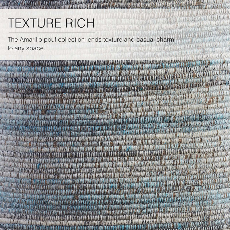 Repose-pieds Borunda, Bleu clair/gris