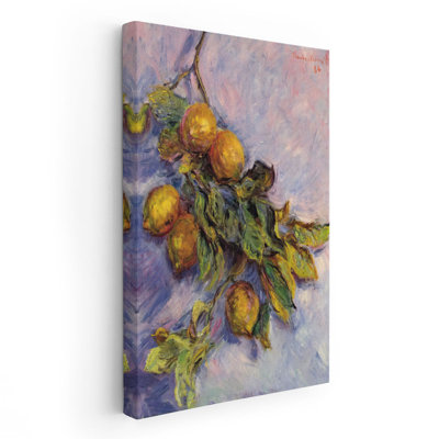 Branche de citrons, 1884 - reproduction d'art sur toile