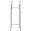 Leytonstone Folding Bar Table Legs Silver 45x53x108cm Galvanised Steel
