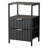 15 Inches Wide Nightstand - 2 Drawers, 1 Shelf, US Power Outlet-1144301061