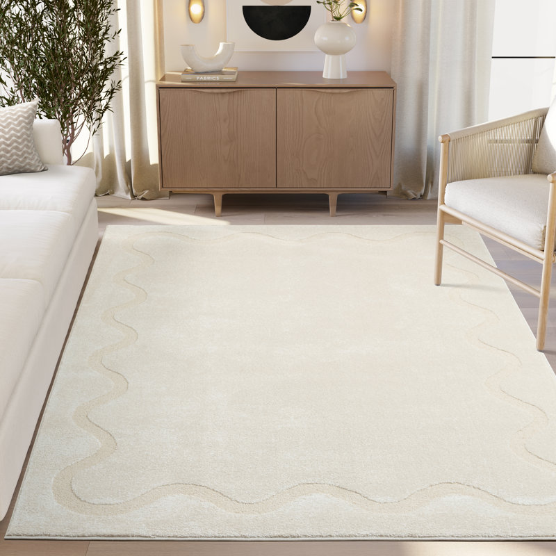 Tapis festonné Hatton, Rectangle 8 pi 11 po x 12 pi