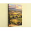 Peinture dorée de paysage toscan, impressionnant vignoble italien sur toile, Rolling Hills of Tuscany, pour un décor chaleureux et rustique-959491420