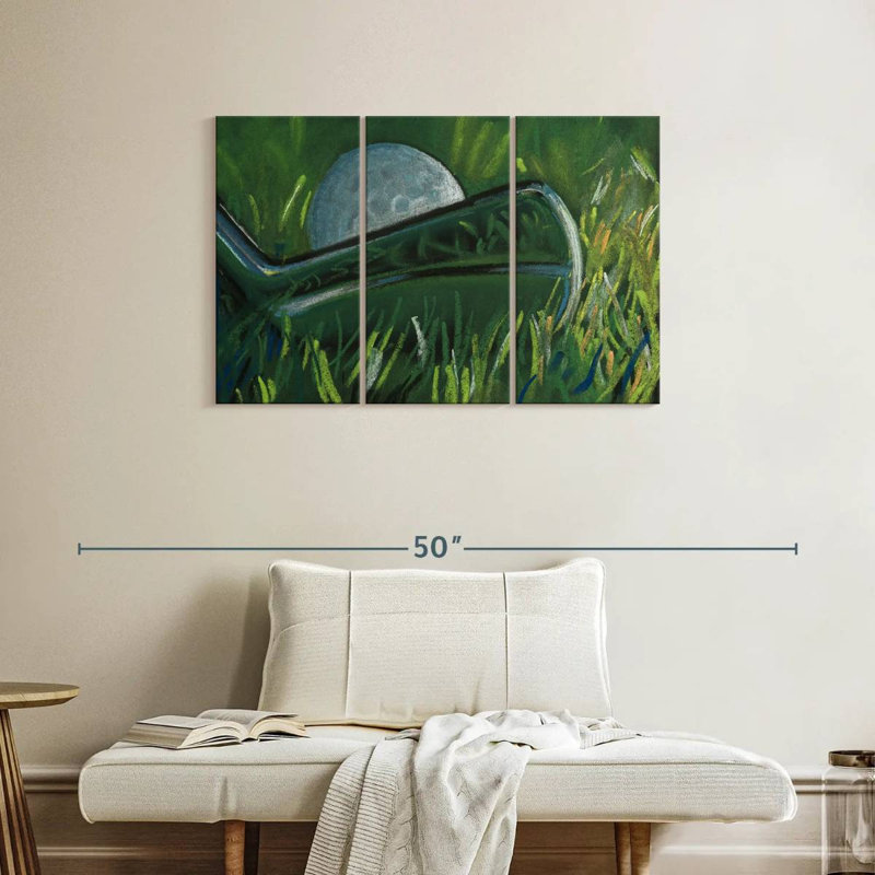 Senne Tee Time I, 24" H x 38" W