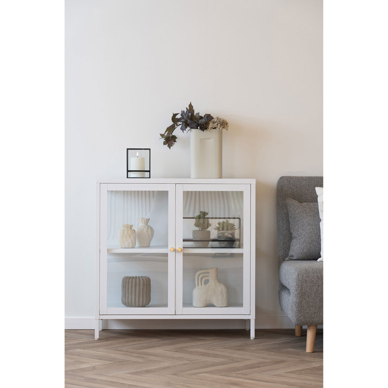 Shasa Display Cabinet, White