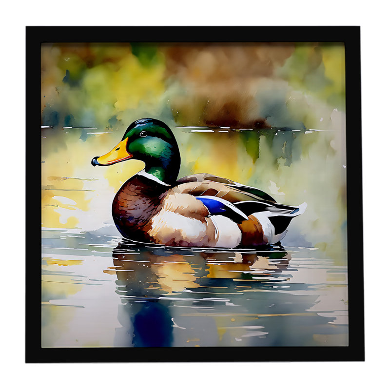 Mallard Framed Metal Print
