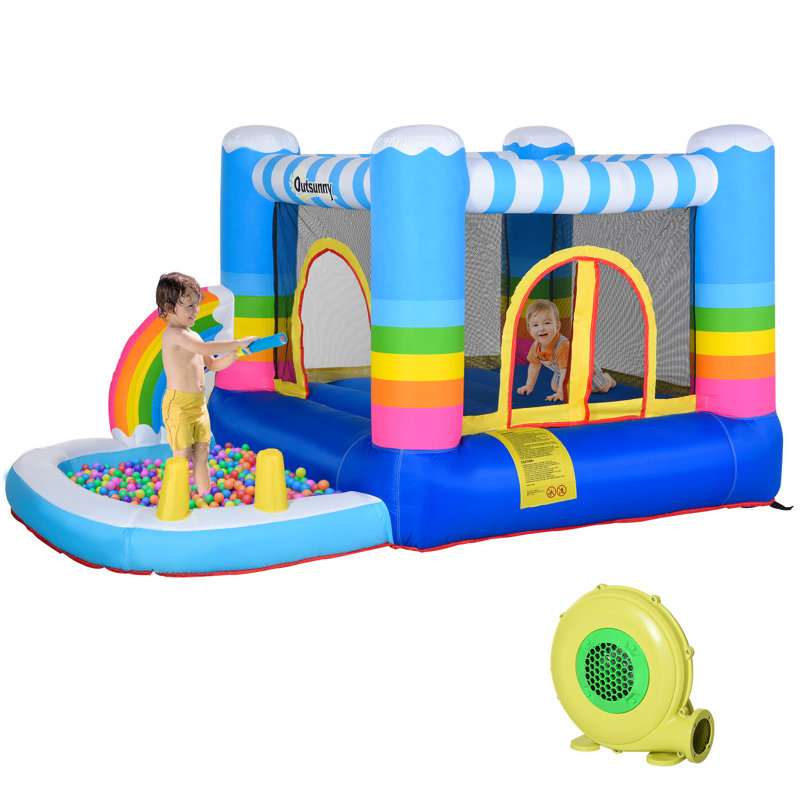 Château gonflable pour enfants 2 en 1 Outsunny