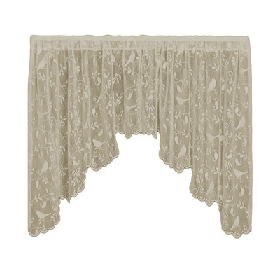 Floral Tailored Window Valance