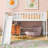 Low Loft Bed With Slide-237769008-237769011
