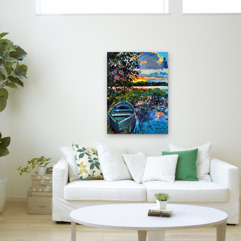 « days end » par david lloyd’s glover, reproduction d’art sur toile, H 47 po x l 35 po x P 2 po