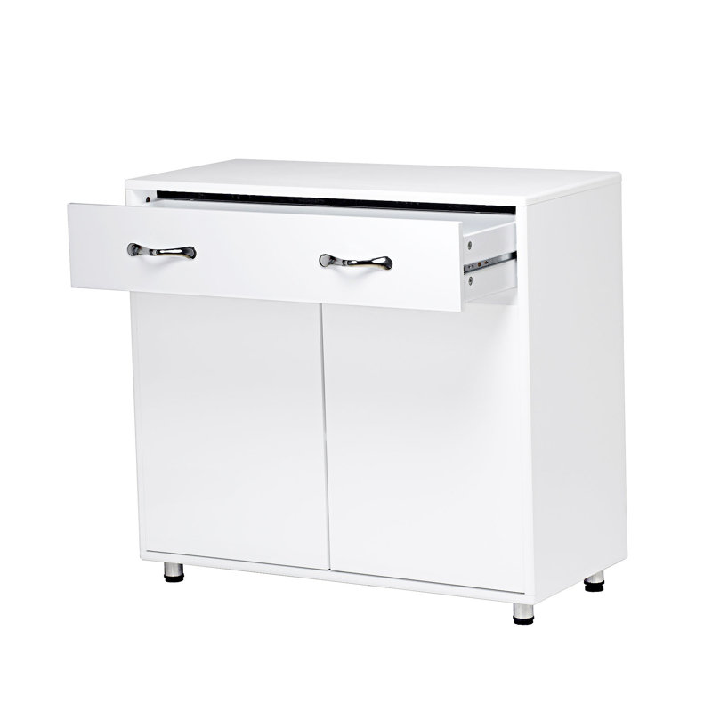 Table d'appoint multifonctionnelle à deux portes