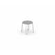 Stulle Round Outdoor Coffee Table with Metal Frame