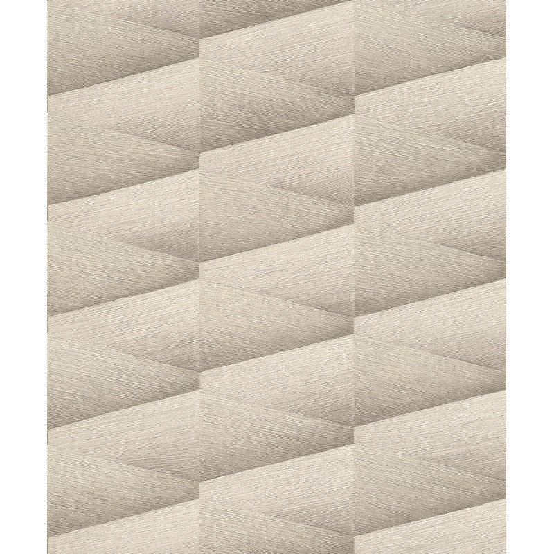 Rouleau de papier peint L 33 pi x l 20,9 po Stephanne, Gris