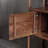 Light luxury style solid wood bookcase