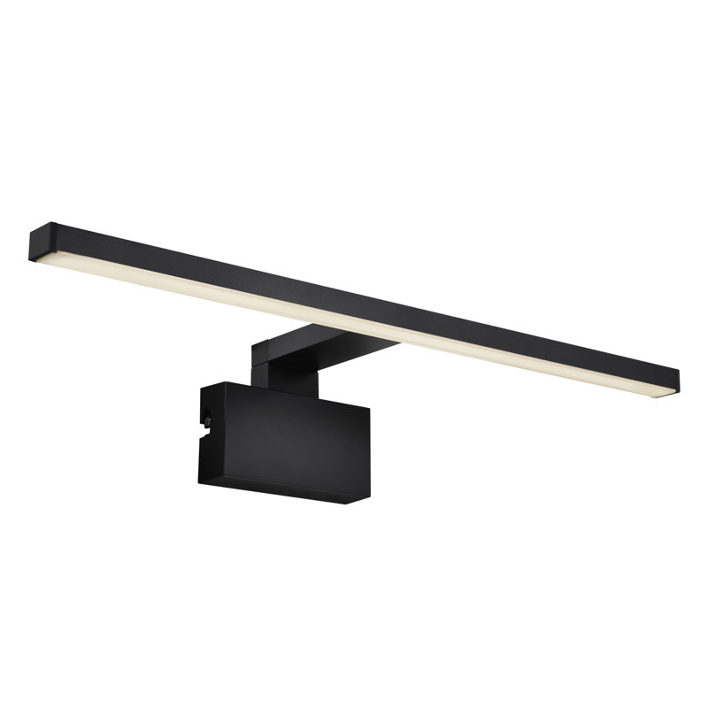 Steel Flush Mounted Sconce, Black