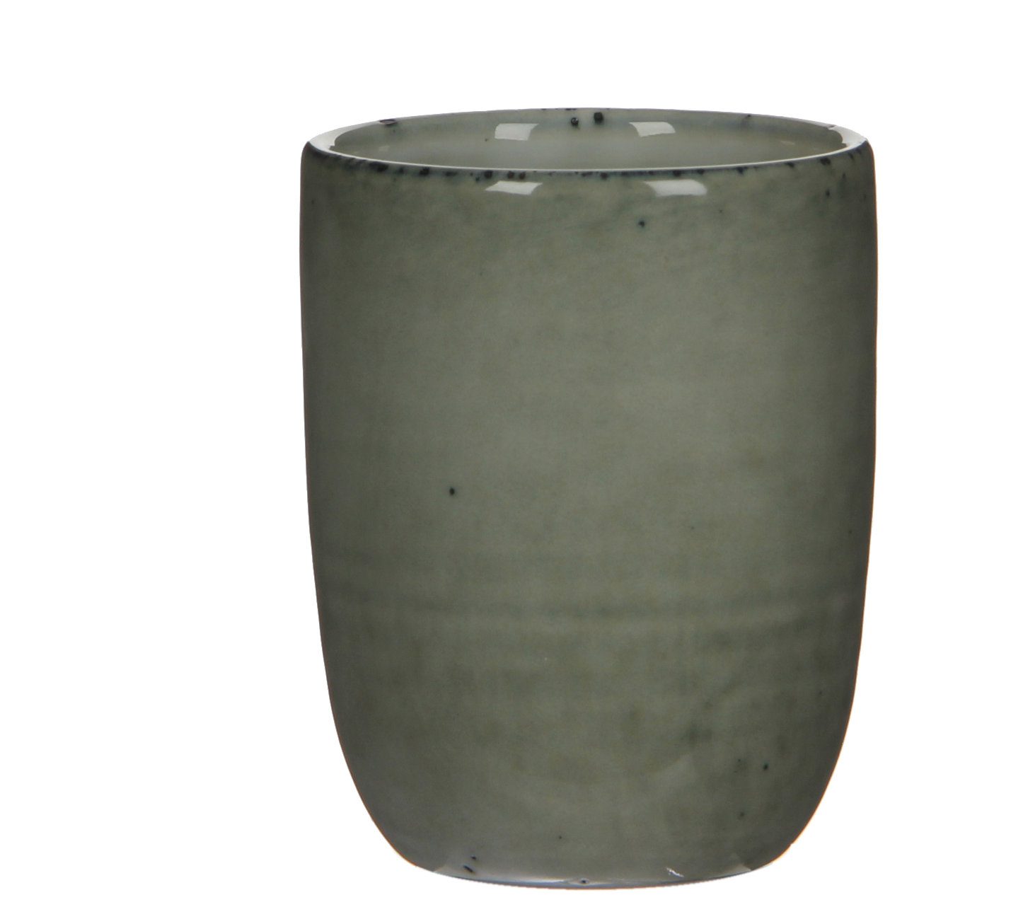 Merlot Ceramic Cappuccino Cup, Gray