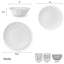 Mikasa Elodie Dinnerware Set, 12 Piece, Service For 4