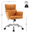 Chaise de travail pivotante en similicuir Caylin-1664664497