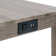 Teneile 59" Wide 3 - Preson Transitional Bar Table Set with Upholstered Tufted Stools and USB Ports