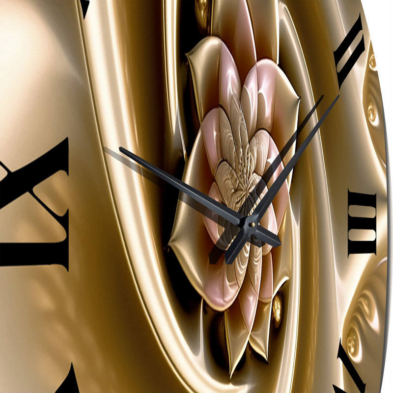 Horloge murale en métal, Très grand