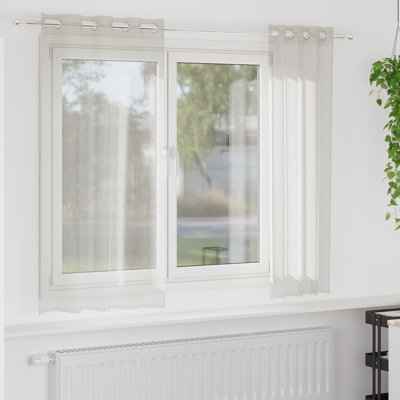 Curtains With Curtains 2 Pcs Polyester