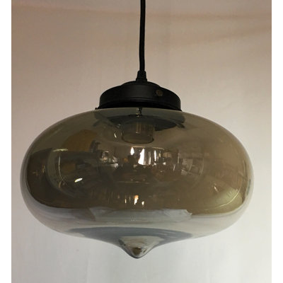 Charie 1 - Light Matte Black Single Pendant