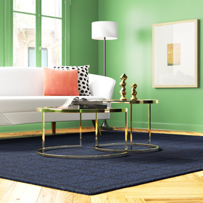 Abrial Glass Top Nesting Coffee Table