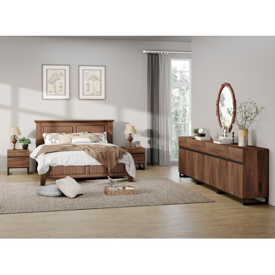 Ensemble de meuble de rangement moderne avec 2 tables de bout et 3 tables de bout Ebern Designs