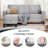 Azura 76.4“ Sofa Couch with Ottoman-1424948390