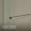 Revelsliding Shower Door, 76-In H X 44-5/8 - 47-5/8-In W, With 5/16-In Thick Frosted Glass
