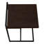 Table d'appoint, petite table en forme de C, table de bout, table d'appoint pour la chambre à coucher, salon, table de bout intérieure pour l'espace de vie-532277943