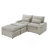 Modular Loveseat Sofa-1555376406