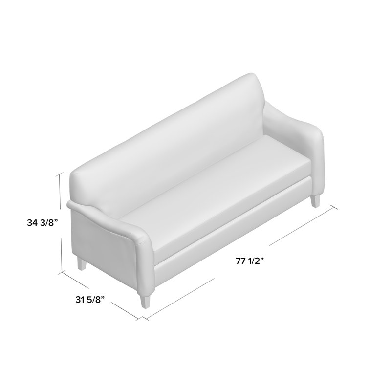 Normant Upholstered 25.3 " Polyester Sofa