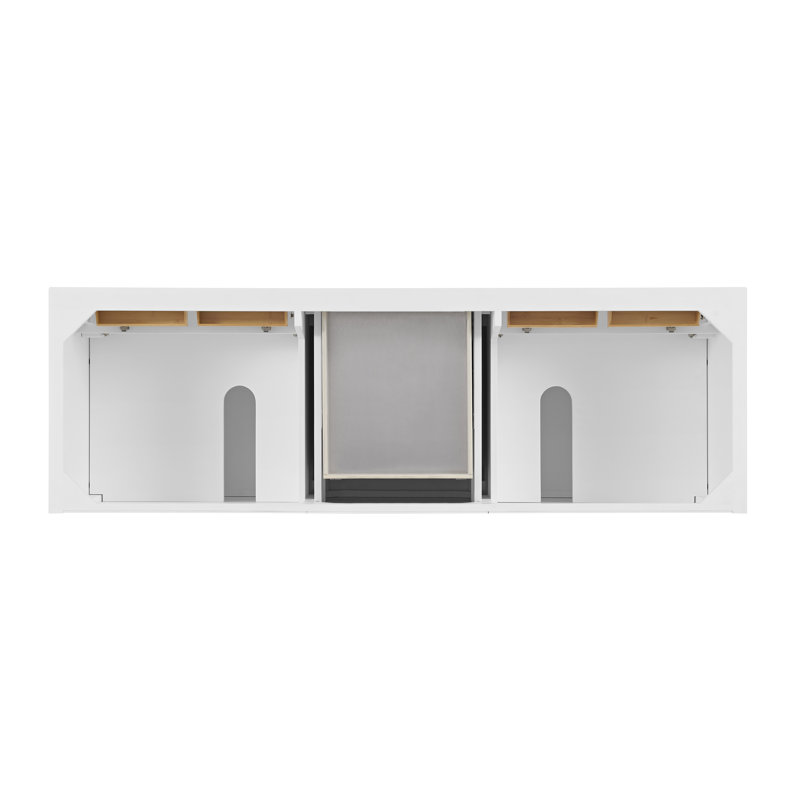 Lorelai 72'' W Double Vanity, Eternal Jasmine Pearl, Bright White