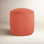 Demi Round Upholstered Outdoor Ottoman with Sunbrella® Cushion