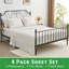 Ensemble de draps pour grand lit Gogreen 4PC-116827359-116827628