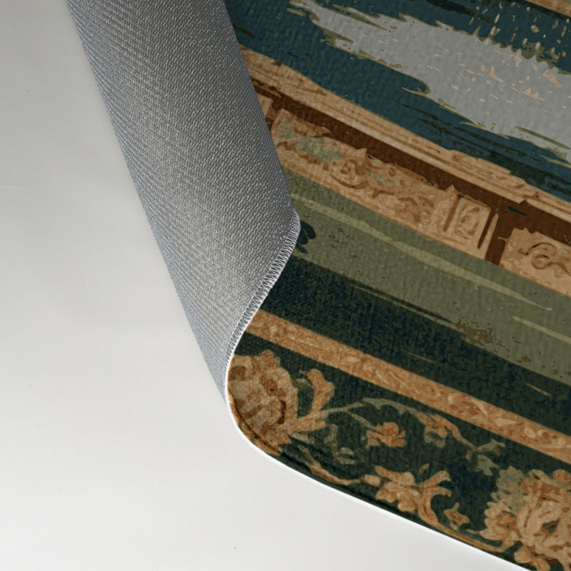 Tapis vert français intérieur et extérieur, Rectangle 5 pi x 7 pi