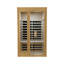 Sauna intérieur à infrarouge lointain à deux places Hemlock