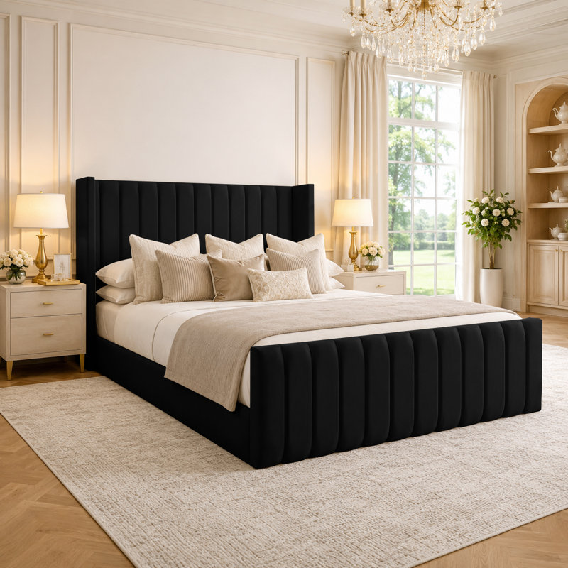 Bed, Double (4'6), Black