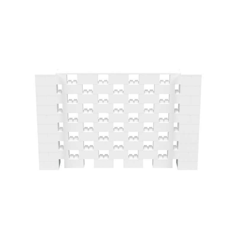 EverBlock Office Partitions, White, 60" H x 96" W x 12" D