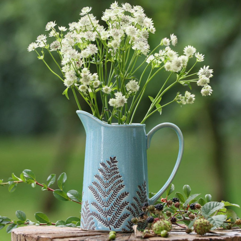 Doyle Ceramic Decorative Urns & Jars, Blue