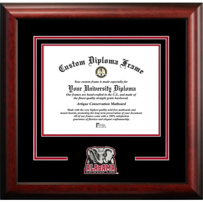 NCAA Alabama Crimson Tide Spirit Diploma Frame